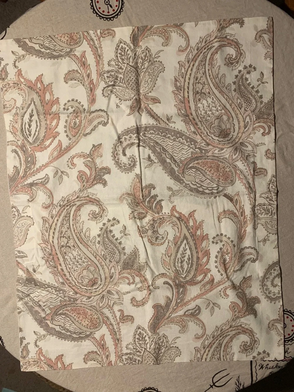 Wamsutta Paisley Euro Cotton Pillow Sham Set – Pair (2) – NWOT